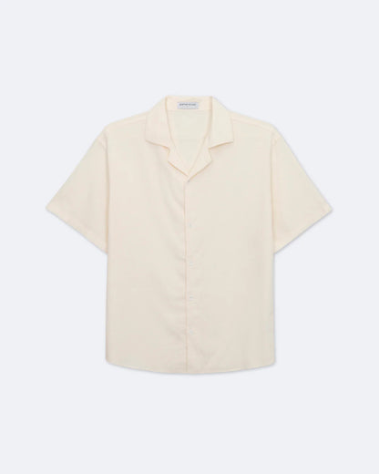 VINCENZO SHORT SLEEVE LINEN SHIRT